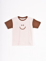 REMERA BLOCK OVERSIZED CRUDO