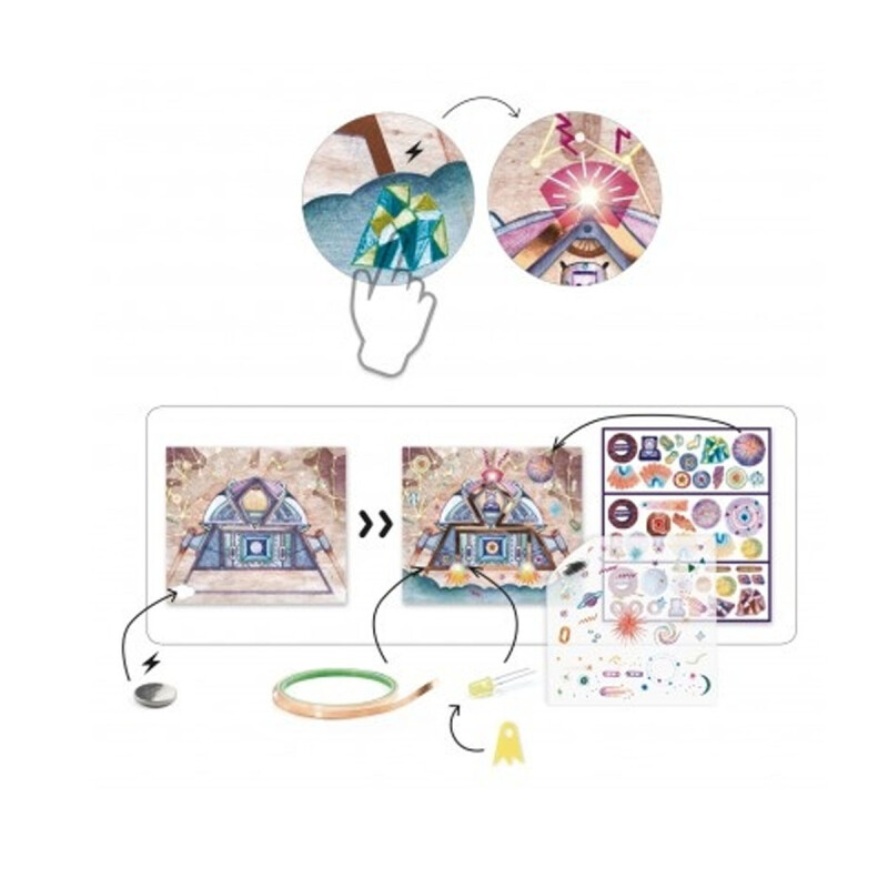 Set Craft Electro Factory art + technology Djeco Set Craft Electro Factory art + technology Djeco
