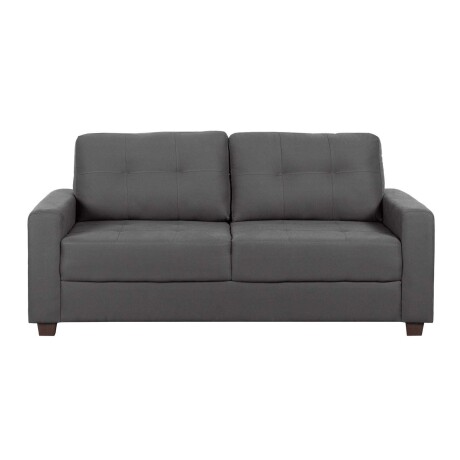 SILLÓN 3 CUERPOS TELA GRIS PIRIA GRIS OSC