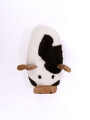 PANTUFLA DAMA VACA BLANCO