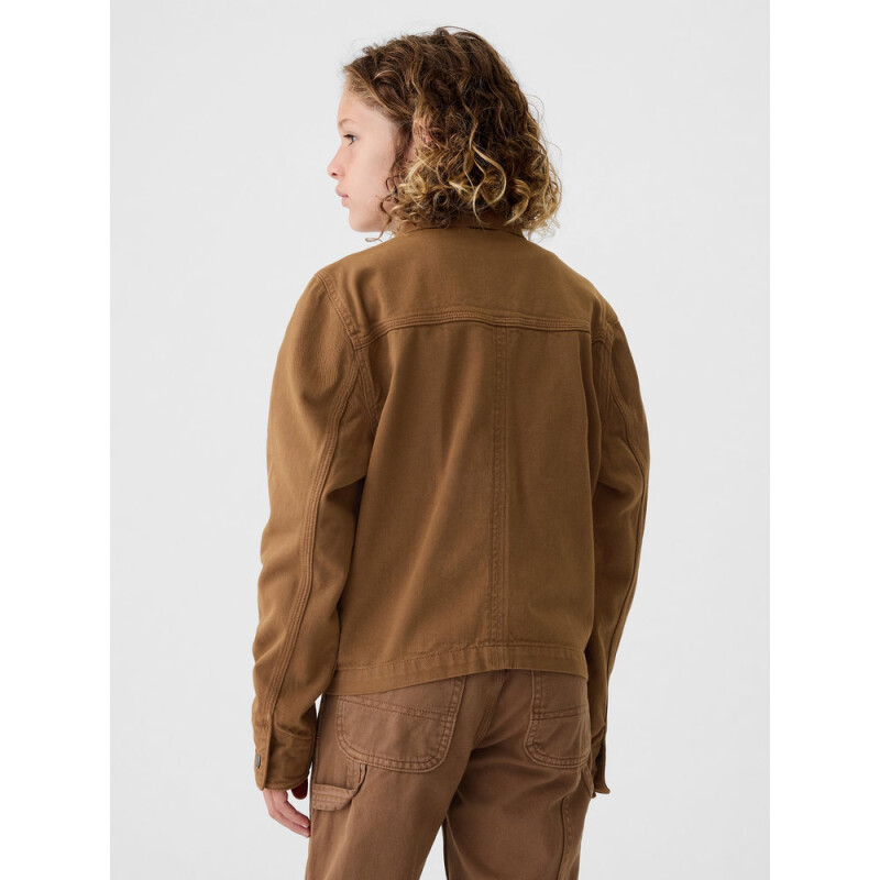 DENIM CARPENTER JACKET PALOMINO BROWN GLOBAL