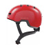 CASCO DE NIÑO ABUS SKURB KID - GREY STARS Shiny red