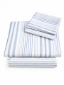 JUEGO SABANAS ESTAMPADA 2 PLAZAS AZUL