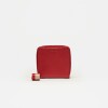 Billetera Paz en cuero graneado Rojo