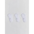 KIT COM 3 PARES MEIAS UNISSEX BRANCO