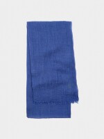 Pashmina Con Mezcla De Lana azul