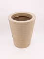 MACETERO CONO ARENA BEIGE
