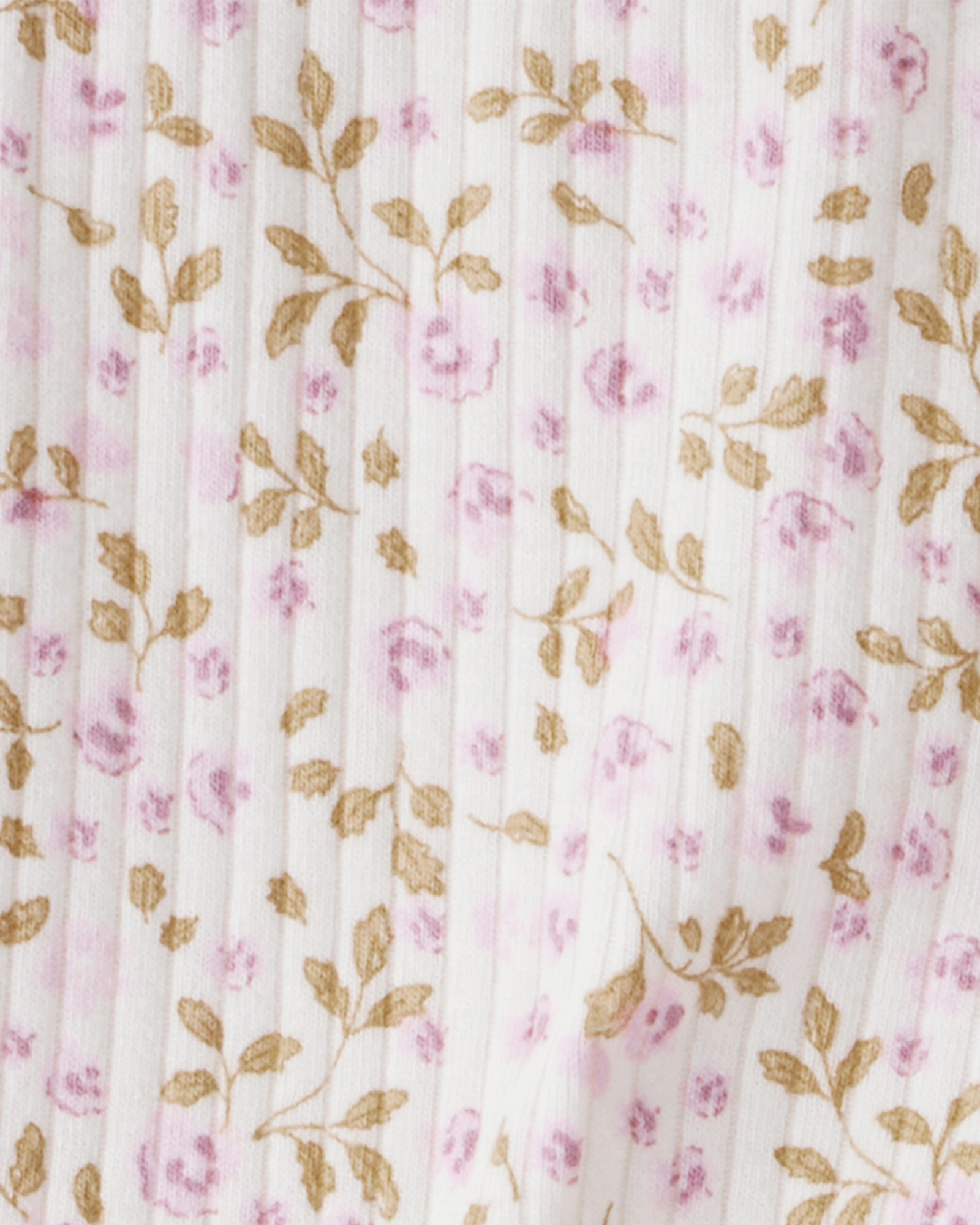 Pack dos pantalones de algodón orgánico acanalado Sin color