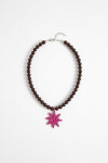 Collar borlas spot Alma lavada crudo