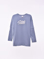 REMERA STITCH PALM GRIS