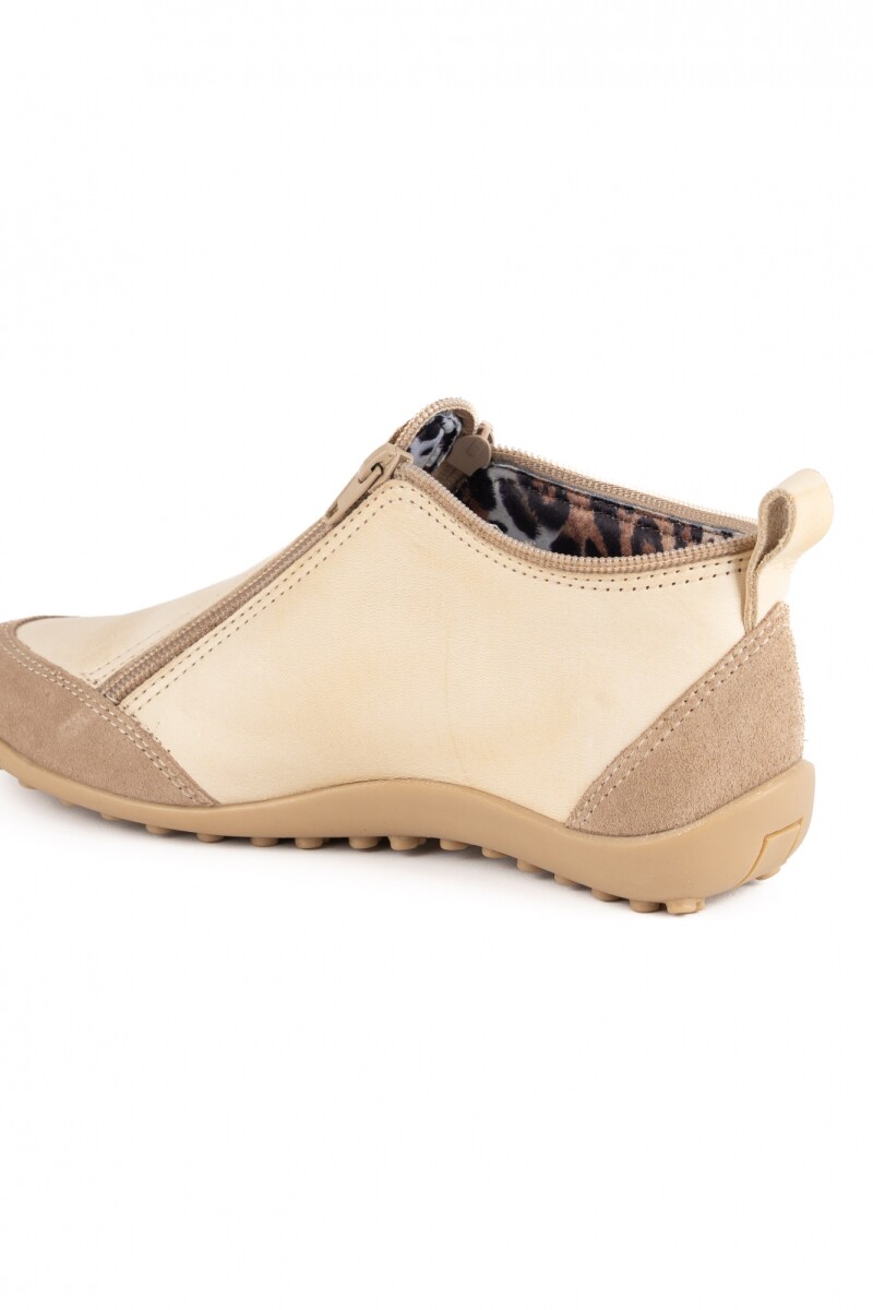 Zapato doble cierre NATURAL