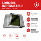 Lona 6x4 Impermeable con ojales VERDE