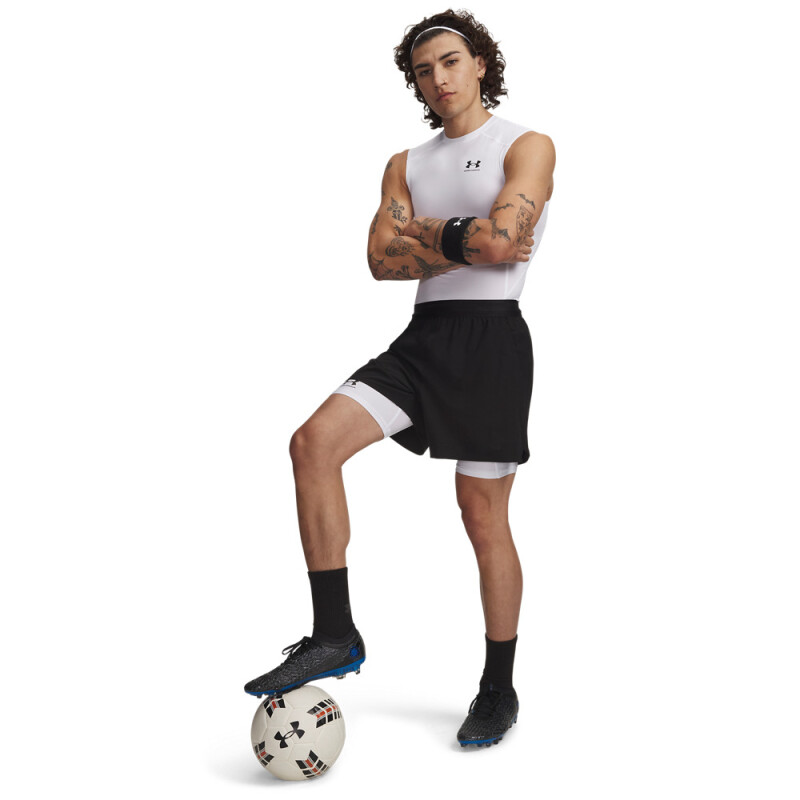 UA HG Armour Shorts-WHT WHT-100