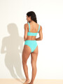 BIKINI TIRO ALTO ALFONSINA TURQUESA