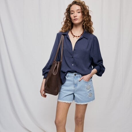 CAMISA MATT Azul Marino