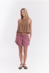 Blusa Puff Camel