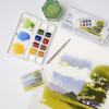 Acuarelas Cotman x 8 + pincel PAISAJE - Winsor & Newton Única