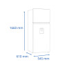 REFRIGERADOR JAMES RJ 301 INV Inox Inverter c/Dispensador N/A