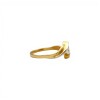 Anillo Cruzado Solitario -Oro bajo-Piedra Zirconia-AN8239 conpiedra
