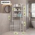 Estantes Armario Mueble Organizador Baño Inodoro Metal Acero Imback Color Blanco Estantes Armario Mueble Organizador Baño Inodoro Metal Acero Imback Color Blanco