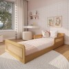 Cama 1 Plaza - Crescer Carvalho Cama 1 Plaza - Crescer Carvalho