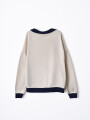 BUZO STITCH CLUB BEIGE CLARO