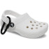 Cartuchera Classic Clog Pouch Bag Charm Unisex White