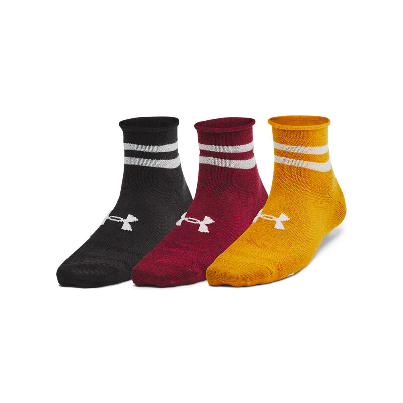 UA W Essential Nov 3pk Qtr-RED RED-625