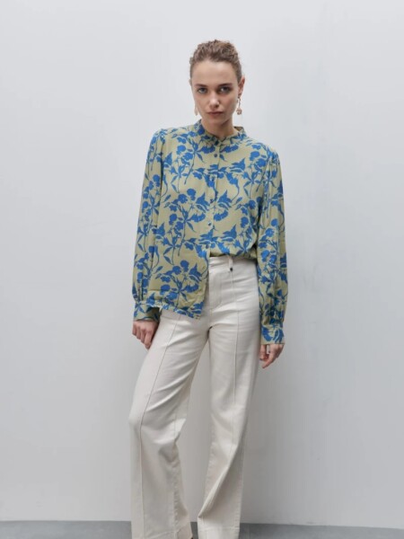 CAMISA D.CASSIN PAKA VER AZU
