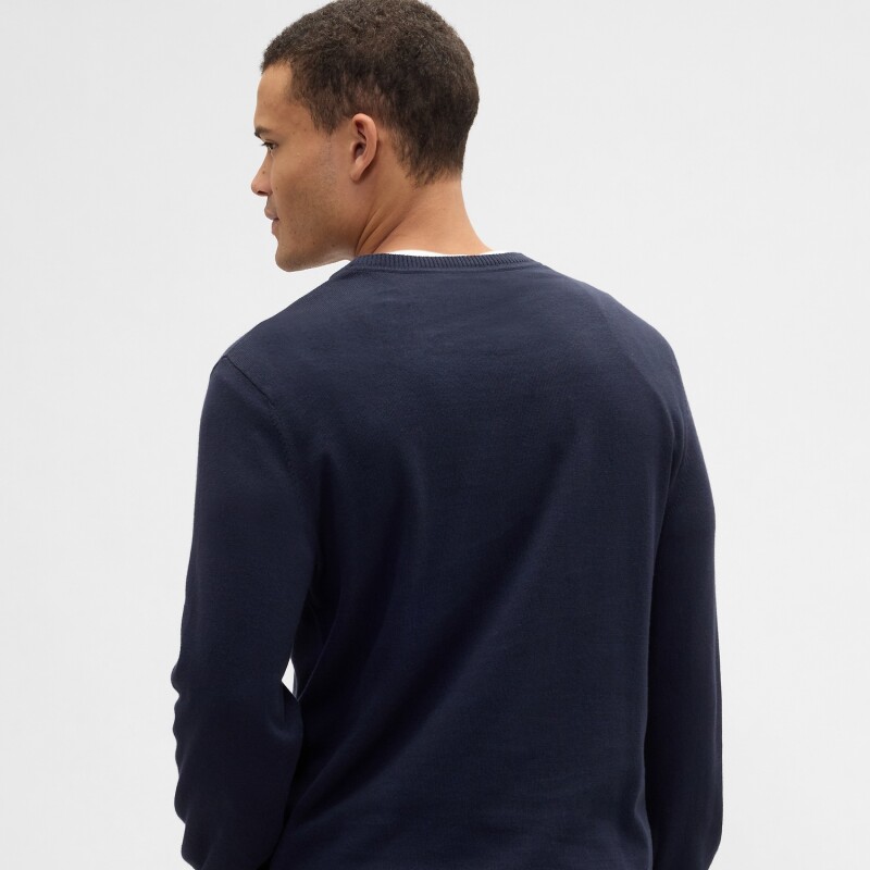 V-FA25 SOLID CORE CREW NEW CLASSIC NAVY 2