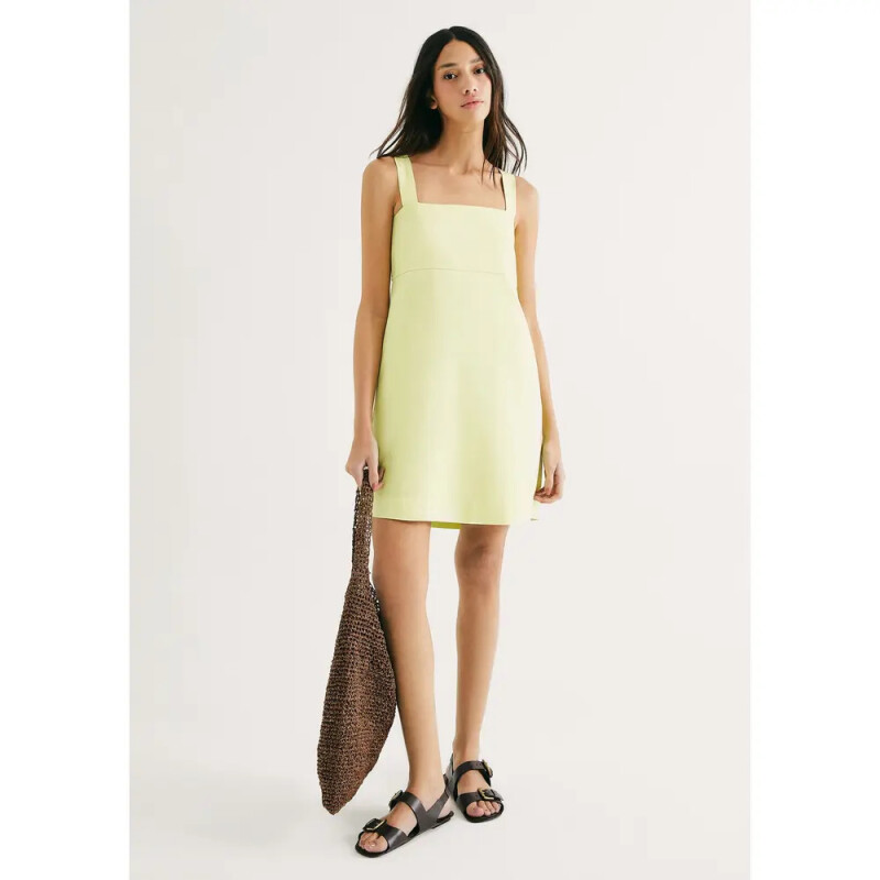 VESTIDO FEM VERDE CLARO