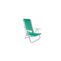 Silla De Playa Mor De Aluminio Verde 8 Posiciones Silla De Playa Mor De Aluminio Verde 8 Posiciones