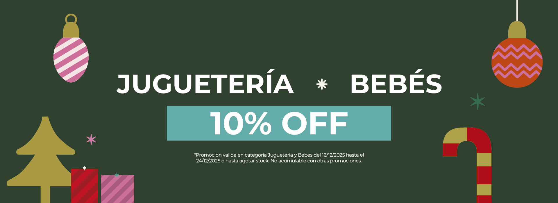 10 OFF JUGUETES Y BEBS