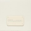 Bandolera The Flap Penny en efecto cuero saffiano Blanco