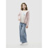 V-HR WIDE LT KNIT LIKE LIGHT WASH
