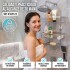 Organizador De Ducha Colgante 3 Niveles Jabonera Baño Acero Imback Color Plateado Organizador De Ducha Colgante 3 Niveles Jabonera Baño Acero Imback Color Plateado