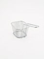 CANASTO INOX PAPAS FRITAS PLATEADO
