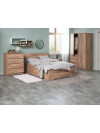 Estructura cama LIMFJORDEN King 180x200 3 cajones roble Estructura cama LIMFJORDEN King 180x200 3 cajones roble