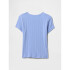 V-SS POINTELLE TEE SHIRTING BLUE