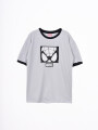 REMERA SPIDER EYES GRIS