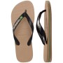 Sandalias Havaianas Brasil Logo Hombre Oro Rosa Negro