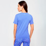 Polo Feather Tech+ Short-Sleeve Top Mujer Sapphire Sky