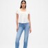 SS LACE INSERT BTN FRONT TOP NEW OFF WHITE