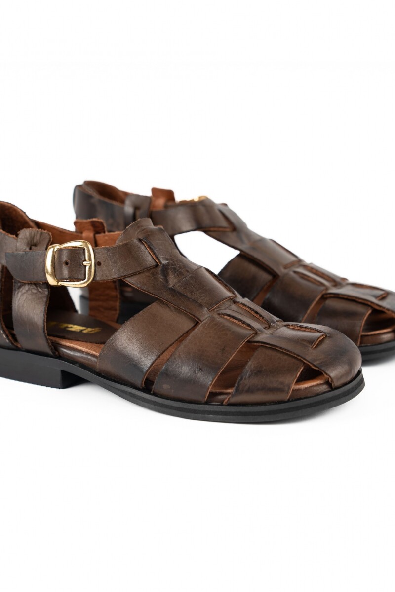 Sandalia Escocia Chocolate