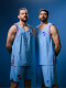 CAMISETA BASQUET EDICIÓN ESPECIA Nacional Hombre Celeste