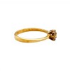Anillo Flor-Oro bajo-Piedra Zirconia-AN8090 conpiedra