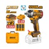 LLAVE DE IMPACTO 550NM A BAT + 2 BAT +CARG + 3DADOS INGO Llave De Impacto 550nm A Bat + 2 Bat +carg + 3dados Ingo