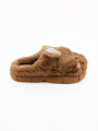 PANTUFLA BEIGE OSCURO