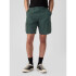 LINEN CARGO SHORT DARK GREEN 8