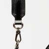 Shopper The Circle en cuero charol Negro